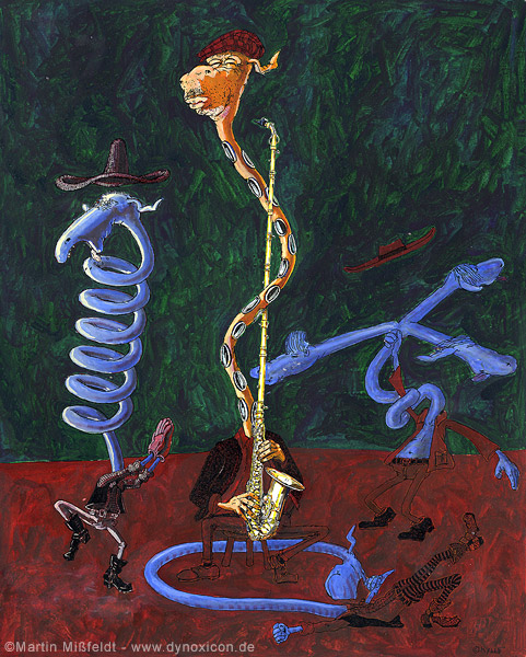 Saxophony (failed attempt to paint music)