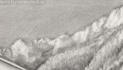 Dream villa in Tyrol (pencil drawing) (Detail 4)