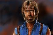 Chuck Norris portrait