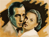 : Ingrid Bergmann, Humphrey Bogart - Casablanca