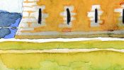 Tour Vauban (Watercolor) (Detail 4)